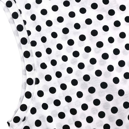 Yves Saint Laurent Tank Top Dot White Black #S