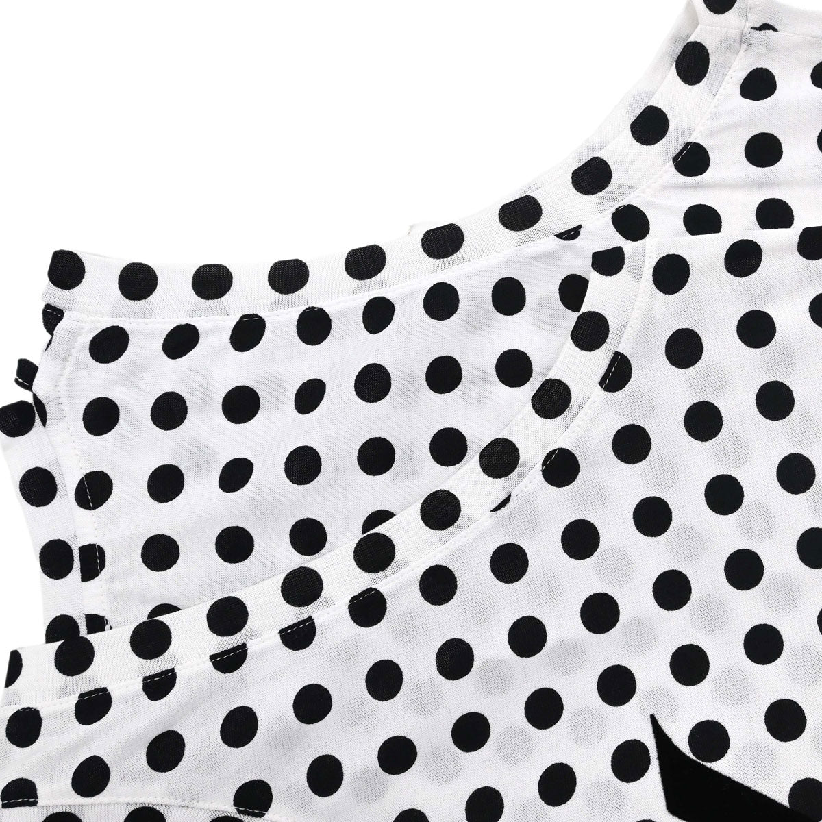 Yves Saint Laurent Tank Top Dot White Black #S