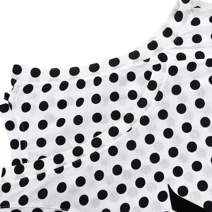 Yves Saint Laurent Tank Top Dot White Black #S