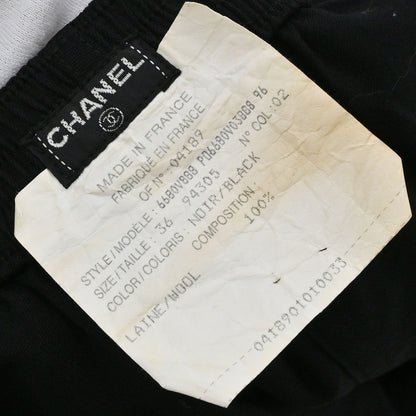 Chanel 1995 Short Pants Black #36
