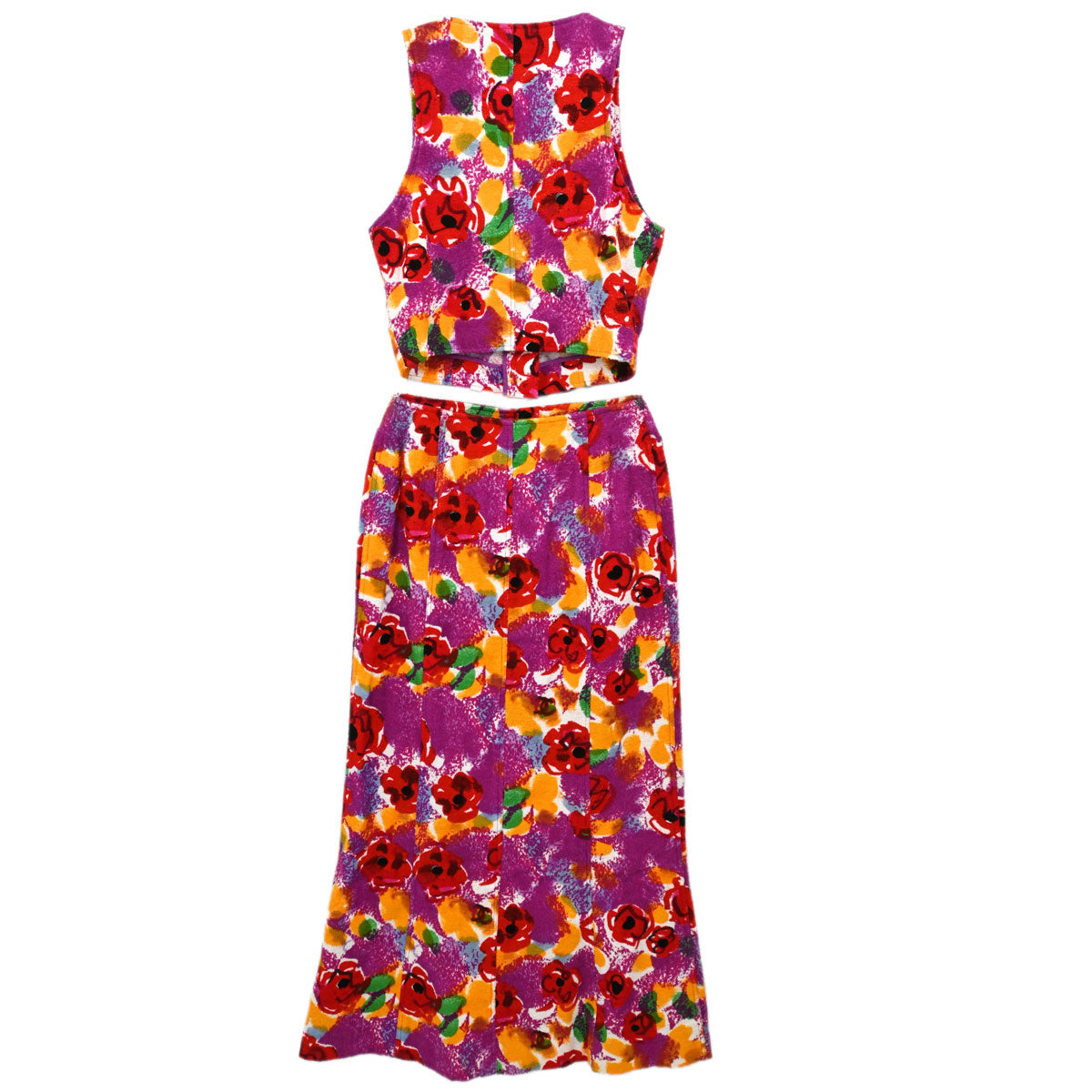 Chanel 1997 Setup Top Skirt Purple #38
