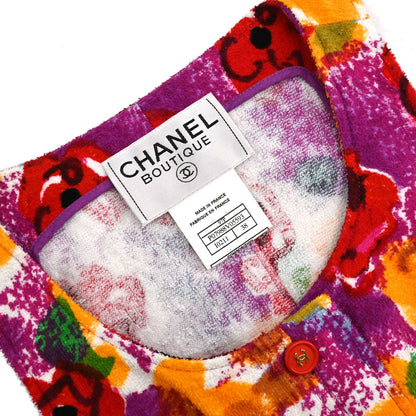 Chanel 1997 Setup Top Skirt Purple #38