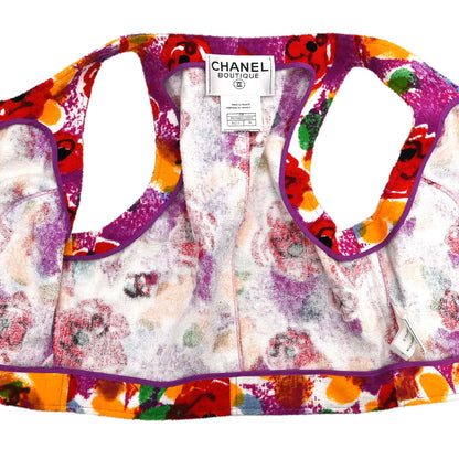 Chanel 1997 Setup Top Skirt Purple #38