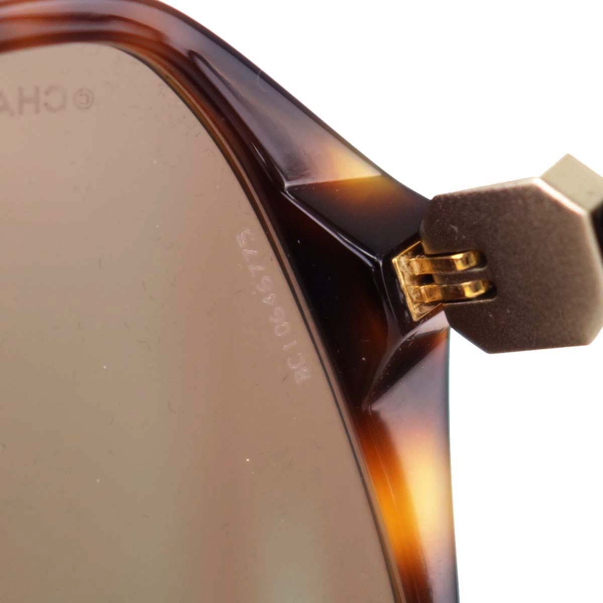 Chanel Sunglasses Eyewear Brown 59□17 135 Small Good