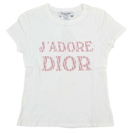 Christian Dior 2004 Short Sleeve T-shirt Top Trotter White #36