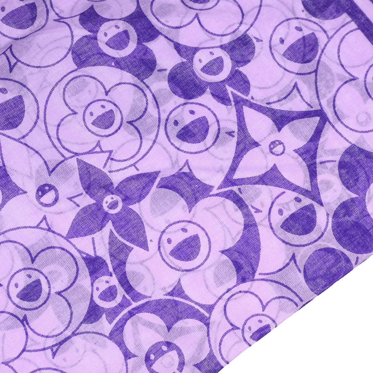 Louis Vuitton Purple Cosmic Blossom Scarf Small Good