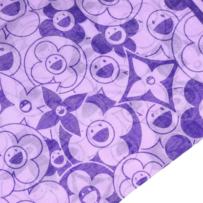Louis Vuitton Purple Cosmic Blossom Scarf Small Good