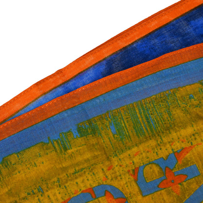 Louis Vuitton x Richard Yellow Monogram Pulp Scarf M72314 Small Good