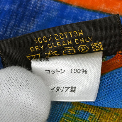 Louis Vuitton x Richard Yellow Monogram Pulp Scarf M72314 Small Good