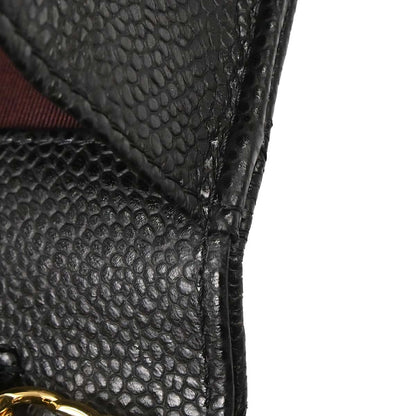 Chanel Black Caviar Skin Classic WOC Wallet on Chain Shoulder Bag