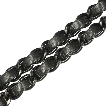 Chanel 2012 Metallic Gray Calfskin Chain Me Tote Handbag