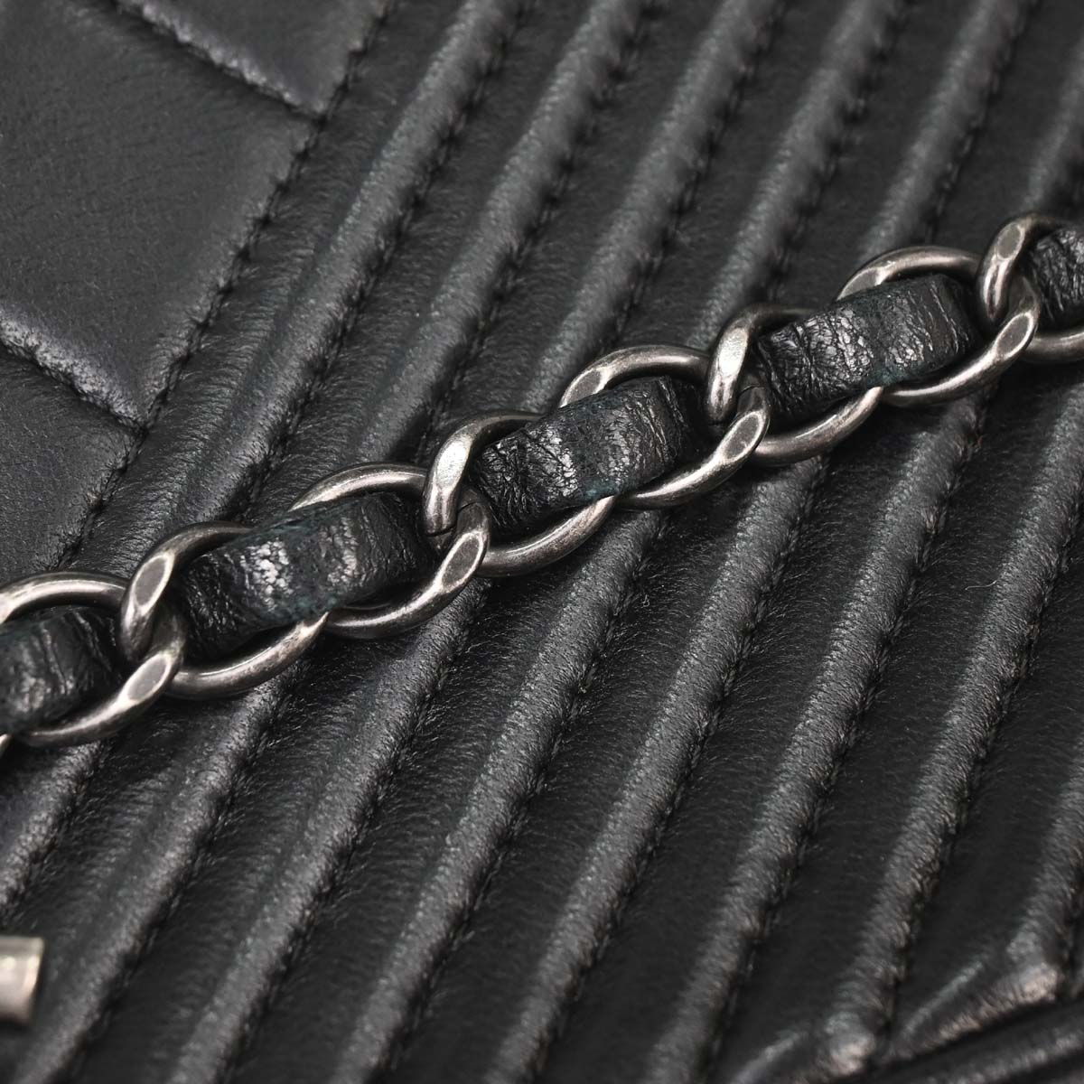 Chanel 2014-2015 Black Lambskin Coco Boy Camera Bag Small