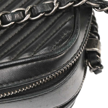 Chanel Black Lambskin Coco Boy Camera Bag Small