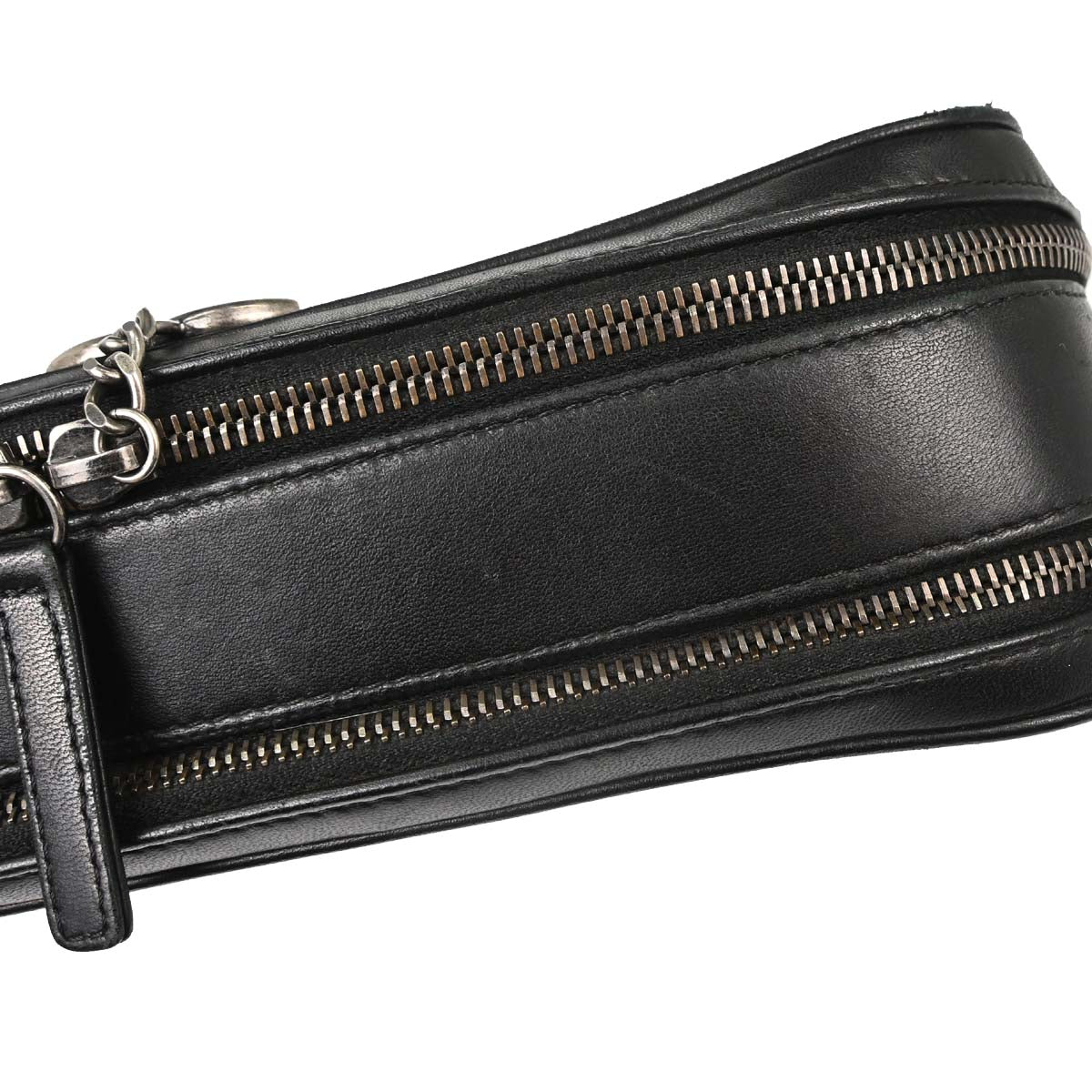 Chanel 2014-2015 Black Lambskin Coco Boy Camera Bag Small
