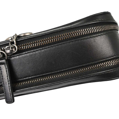 Chanel Black Lambskin Coco Boy Camera Bag Small
