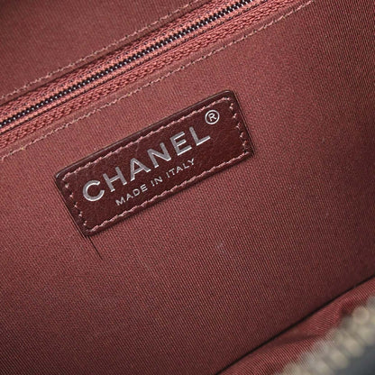 Chanel Black Lambskin Coco Boy Camera Bag Small