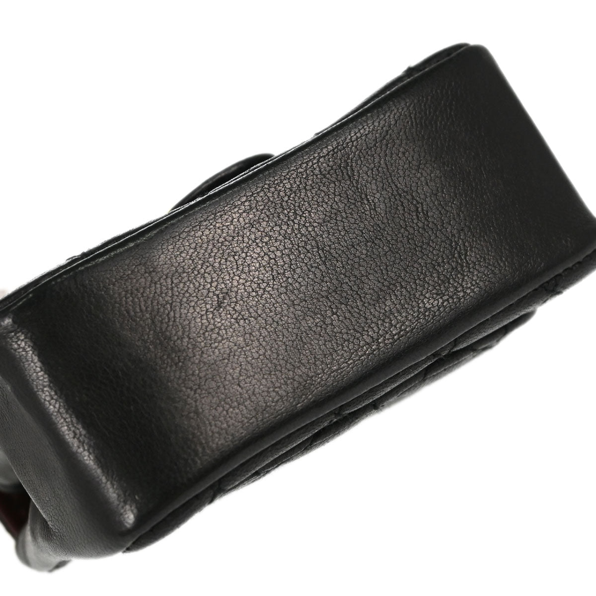 Chanel Black Lambskin Classic Flap Micro Bum Belt Bag