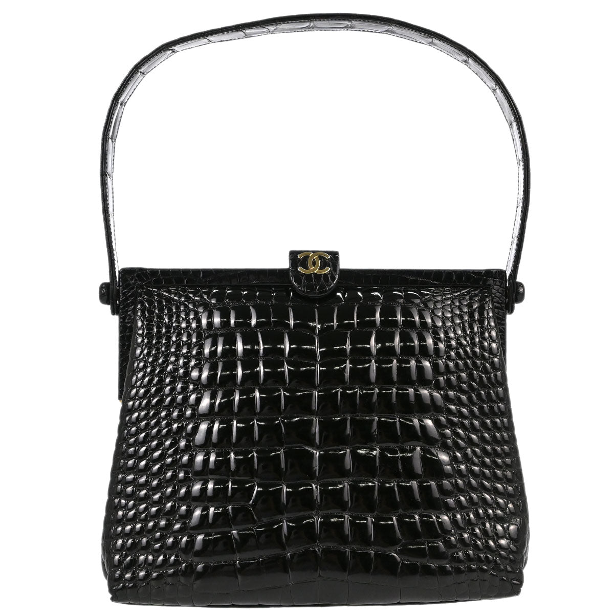 Chanel * Black Crocodile Handbag