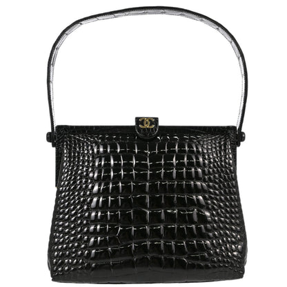 Chanel * Black Crocodile Handbag
