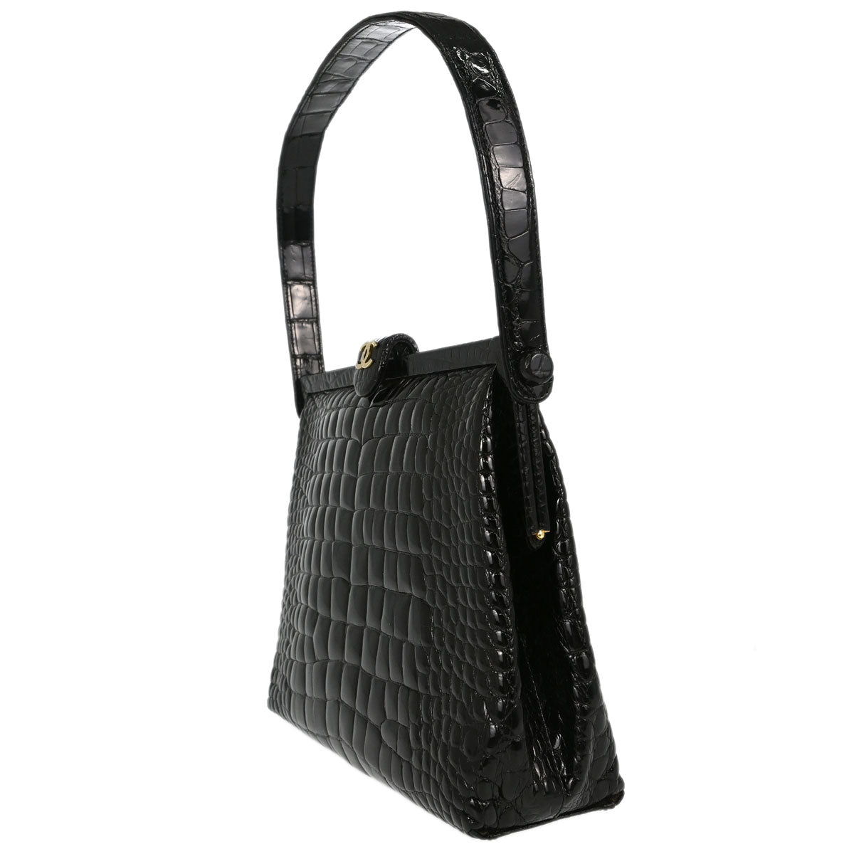 Chanel * Black Crocodile Handbag