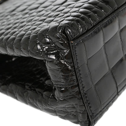 Chanel * Black Crocodile Handbag