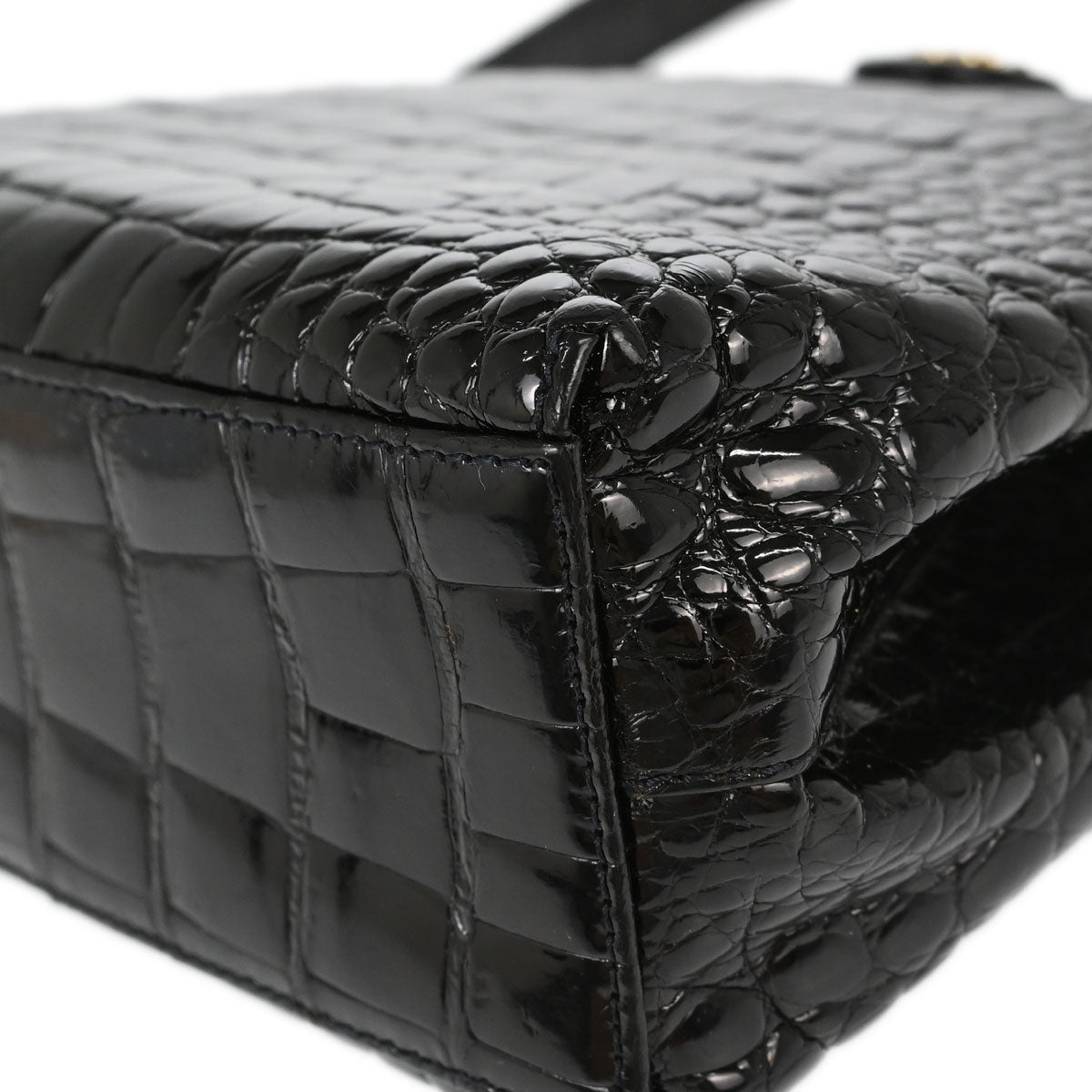 Chanel * Black Crocodile Handbag