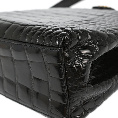 Chanel * Black Crocodile Handbag