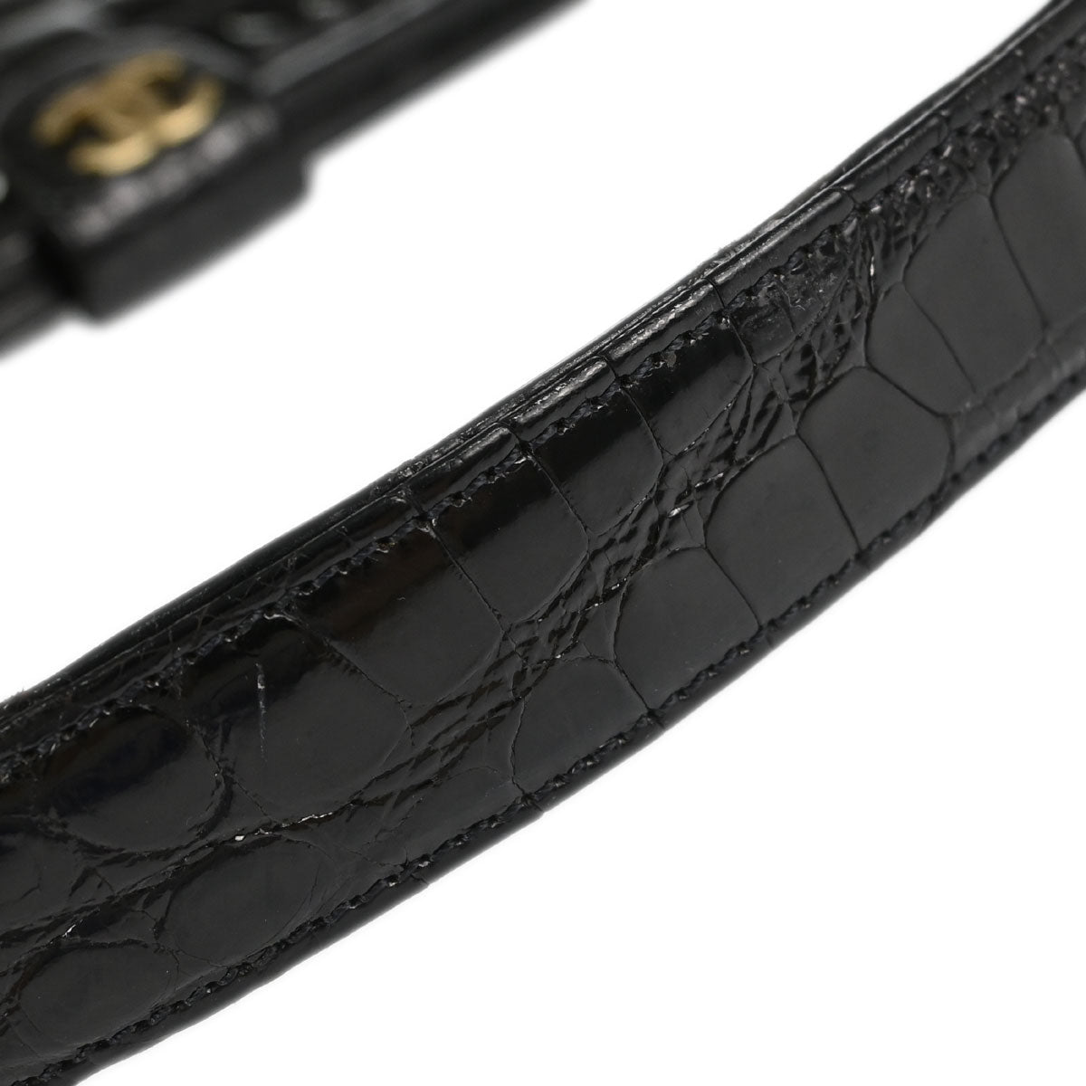 Chanel * Black Crocodile Handbag