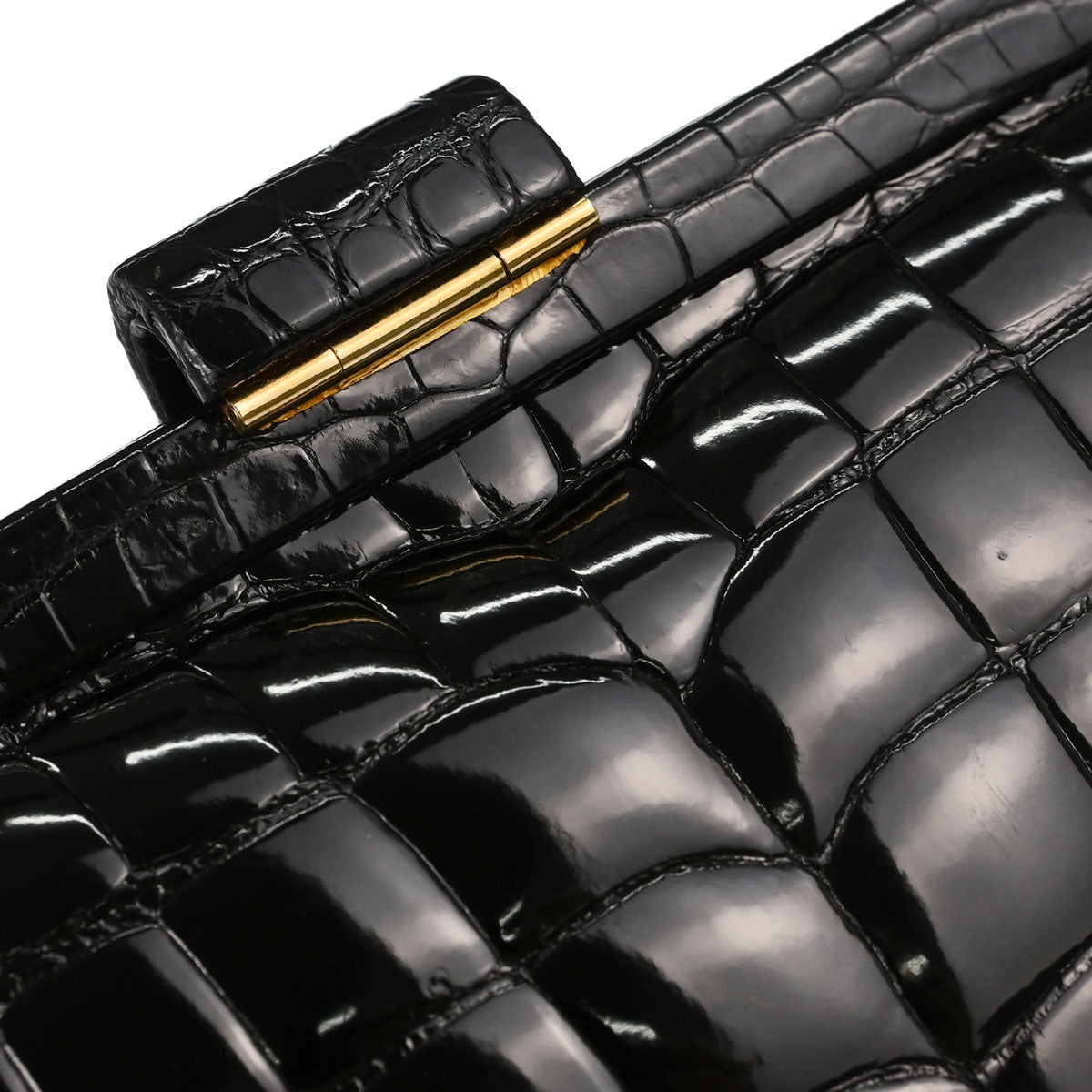 Chanel * Black Crocodile Handbag
