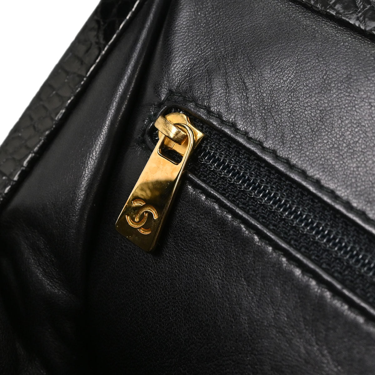 Chanel * Black Crocodile Handbag