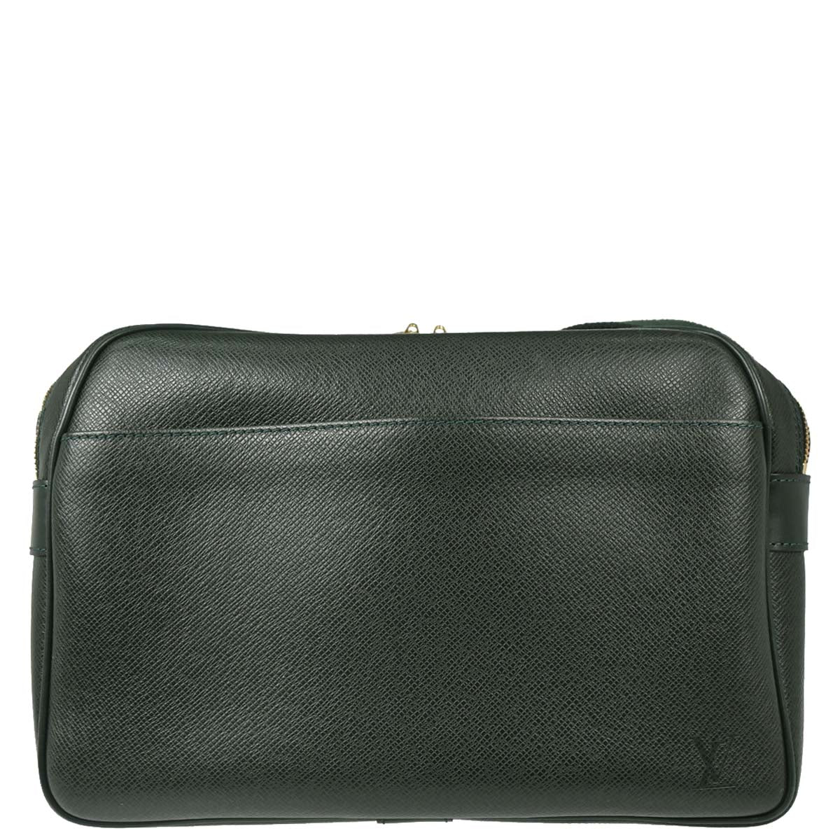 Louis Vuitton Green Taiga Reporter PM Shoulder Bag M30154
