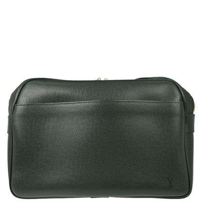 Louis Vuitton Green Taiga Reporter PM Shoulder Bag M30154