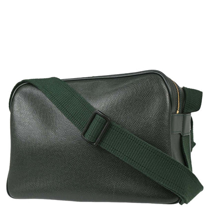 Louis Vuitton Green Taiga Reporter PM Shoulder Bag M30154