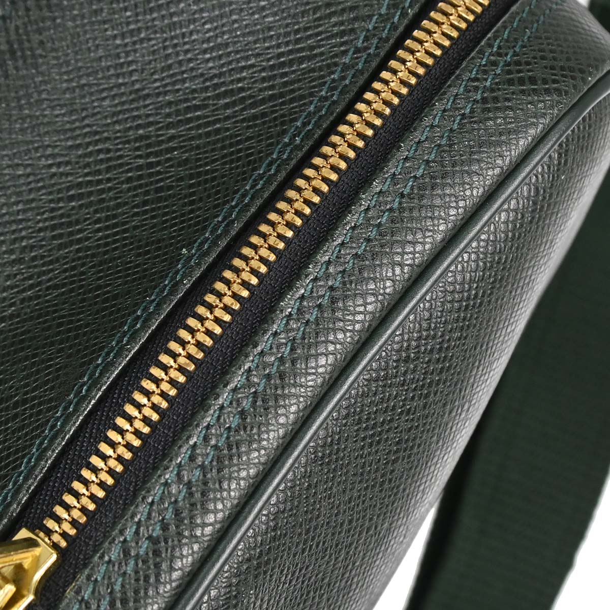Louis Vuitton Green Taiga Reporter PM Shoulder Bag M30154