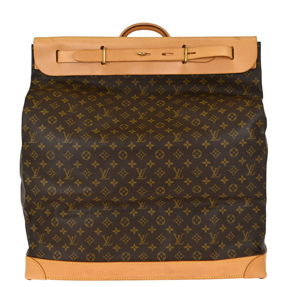 Louis Vuitton Monogram Steamer Bag 55 Travel Handbag M41124