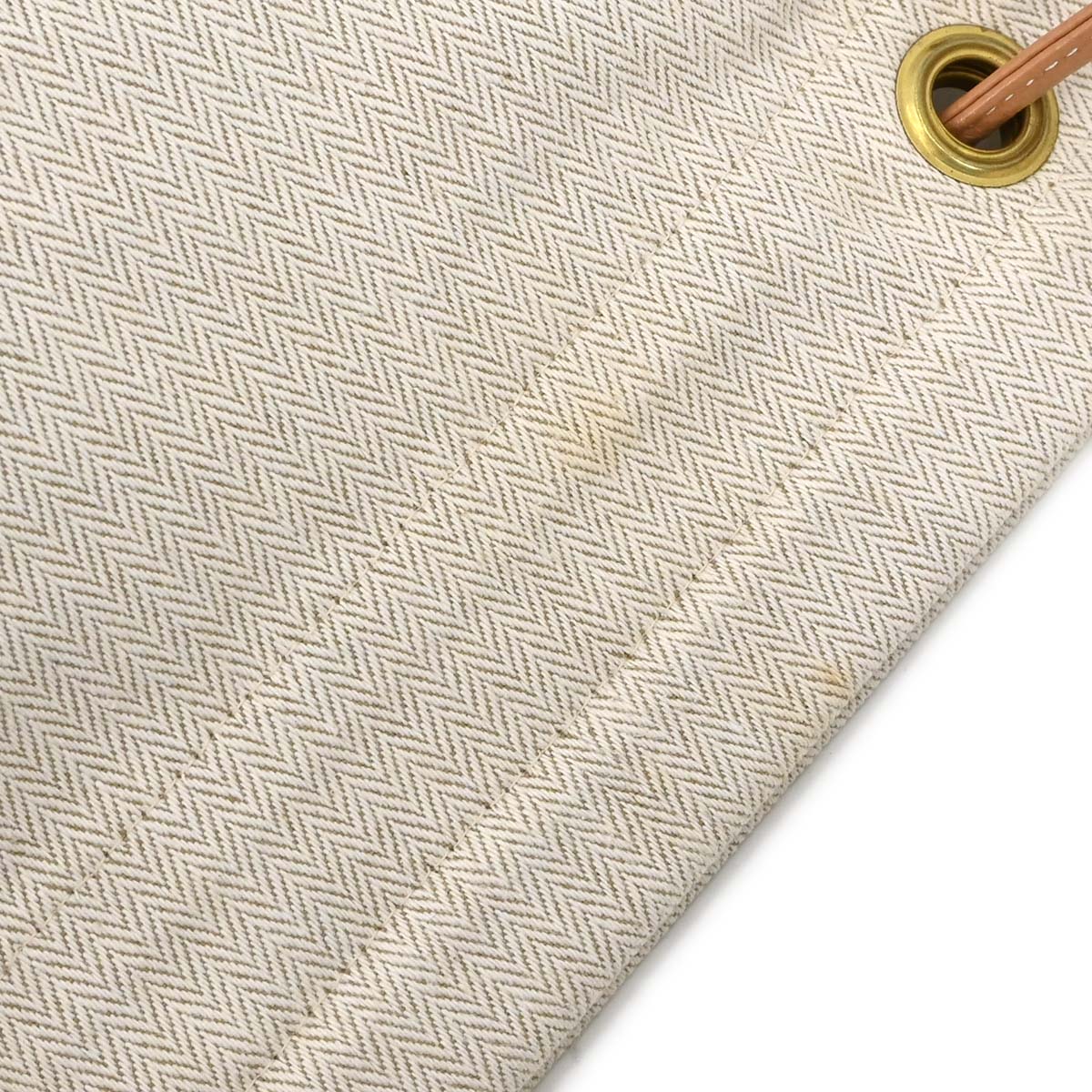 Hermes Beige Natural Toile Chevrons Aline GM Shoulder Bag