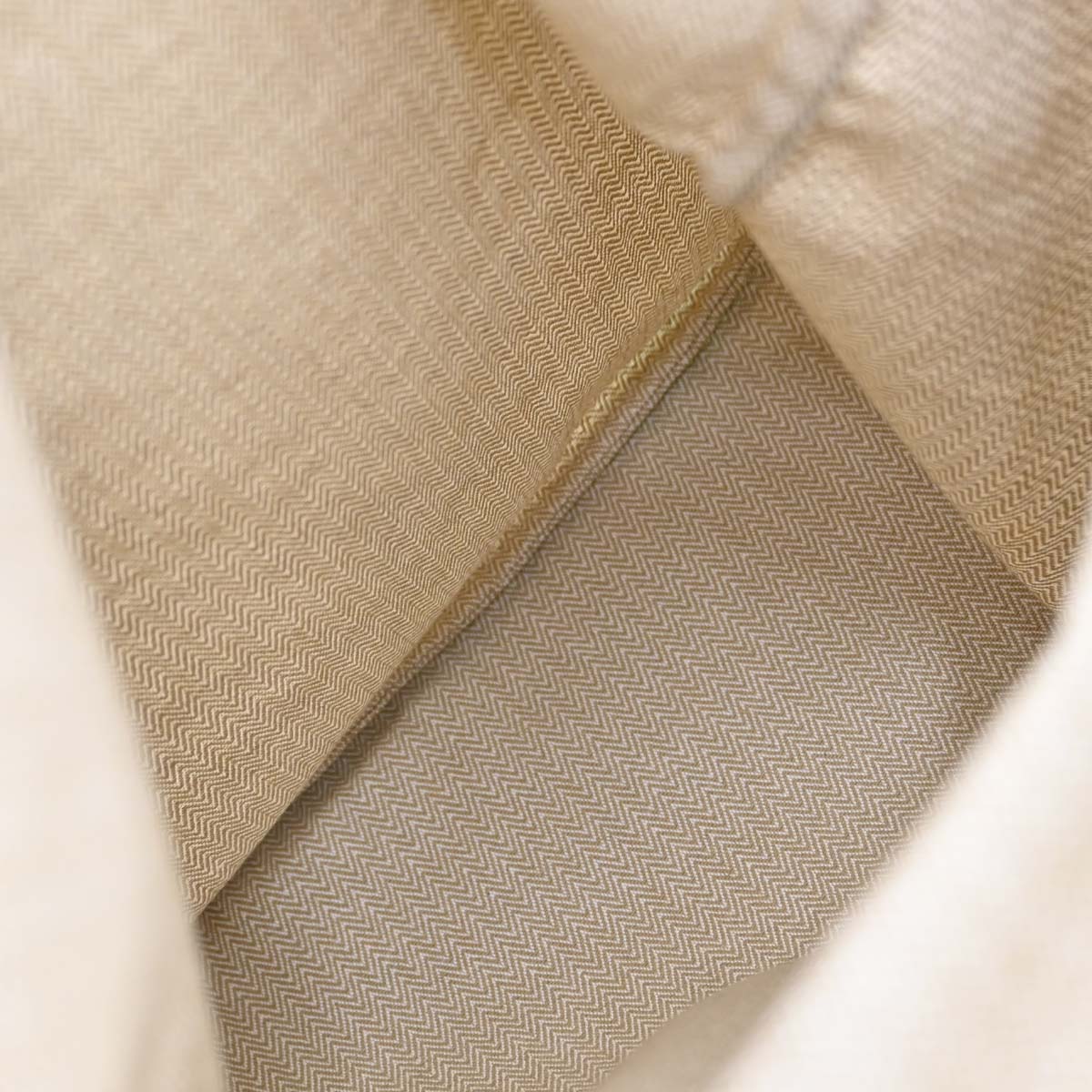 Hermes Beige Natural Toile Chevrons Aline GM Shoulder Bag