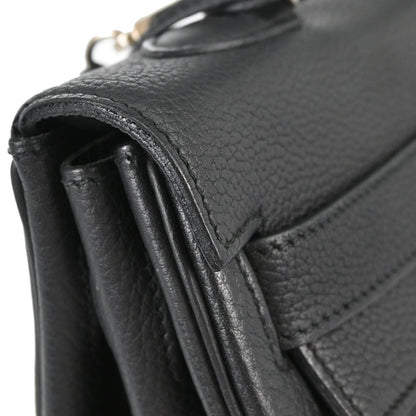 Hermes Black Togo Kelly 40 Retourne 2way Shoulder Handbag