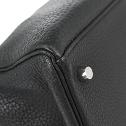 Hermes Black Togo Kelly 40 Retourne 2way Shoulder Handbag