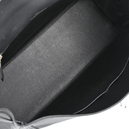 Hermes Black Togo Kelly 40 Retourne 2way Shoulder Handbag