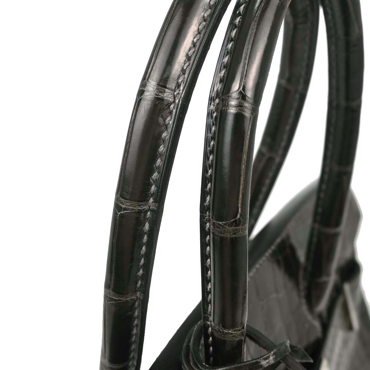 Hermes * Gris Fonce Niloticus Birkin 30 Handbag