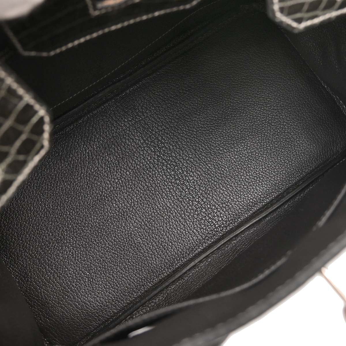Hermes * Gris Fonce Niloticus Birkin 30 Handbag