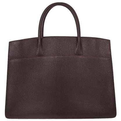 Hermes Havane Chevre Coromandel White Bus GM Tote Bag