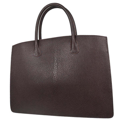 Hermes Havane Chevre Coromandel White Bus GM Tote Bag