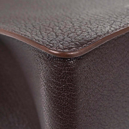 Hermes Havane Chevre Coromandel White Bus GM Tote Bag