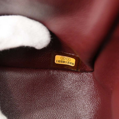 Chanel 2012 Black Lambskin Jumbo Classic Double Flap Shoulder Bag