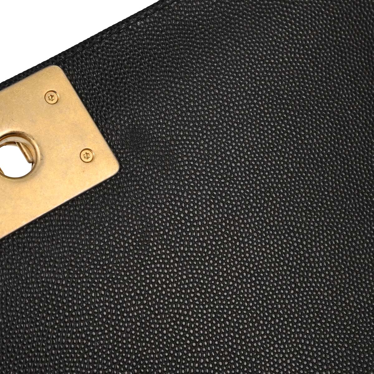 Boy Chanel Black Caviar Skin Medium Shoulder Bag