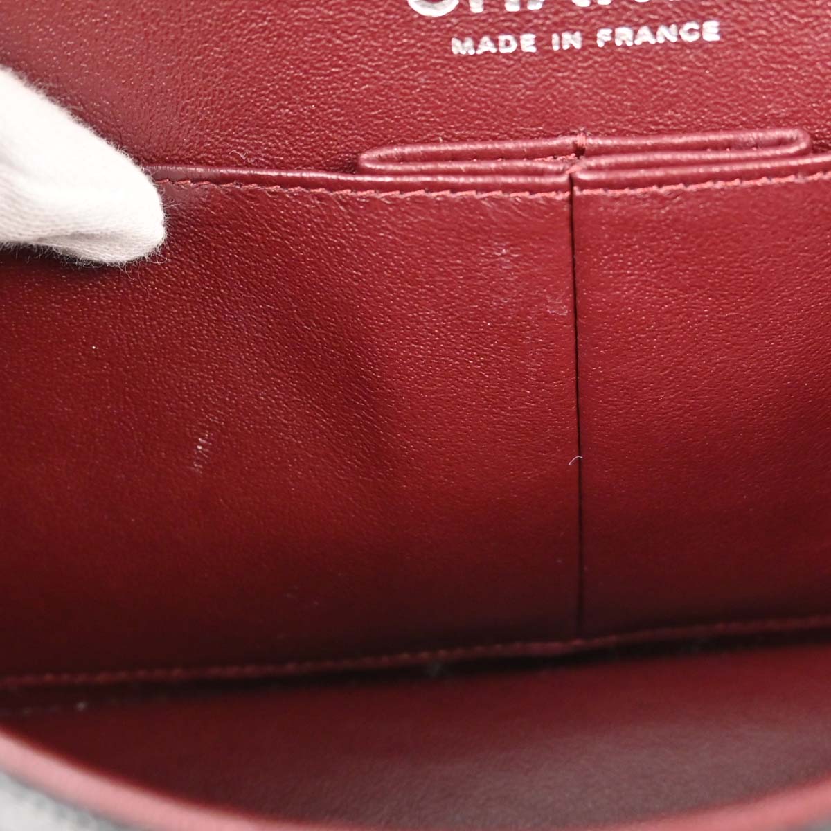 Chanel 2012 Black Caviar Skin Small Classic Double Flap Shoulder Bag
