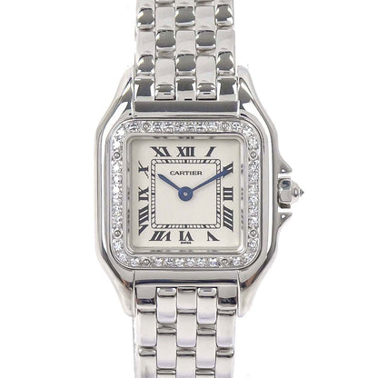 Cartier Panthere SM 22mm Ref.1660 Quartz Watch 18KWG Diamond