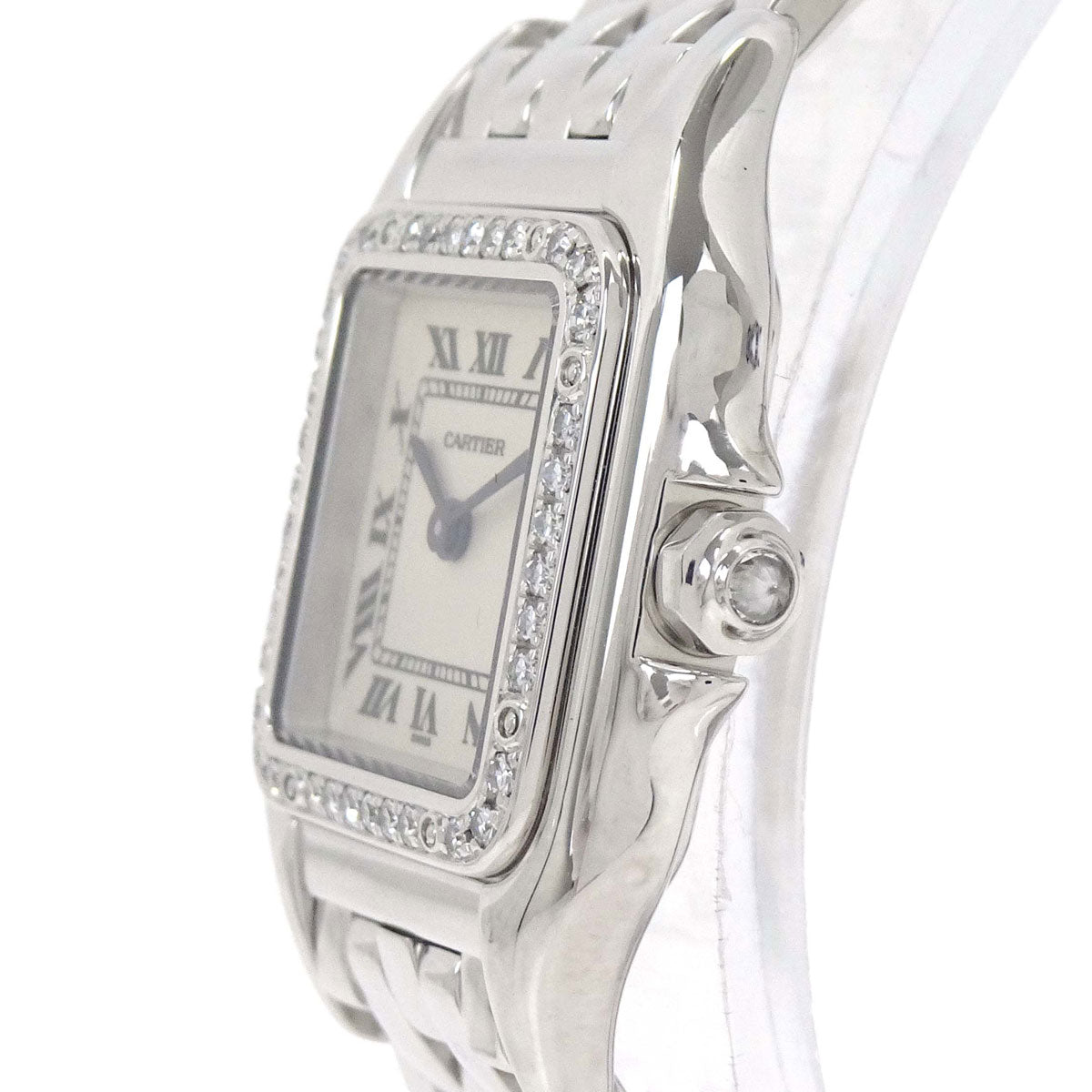 Cartier Panthere SM 22mm Ref.1660 Quartz Watch 18KWG Diamond